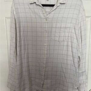 Madewell White Casual Button Down Shirt